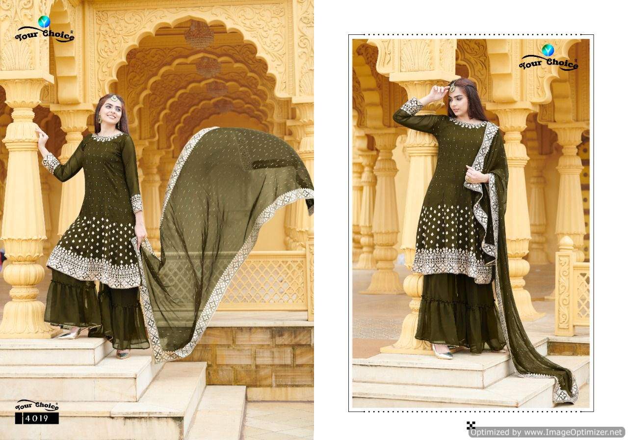 Your Choice Hifi Heavy Festive Wear Georgette Designer Salwar Kameez Collection